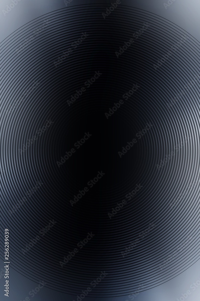 Naklejka premium abstract background dark metal steel. radial.