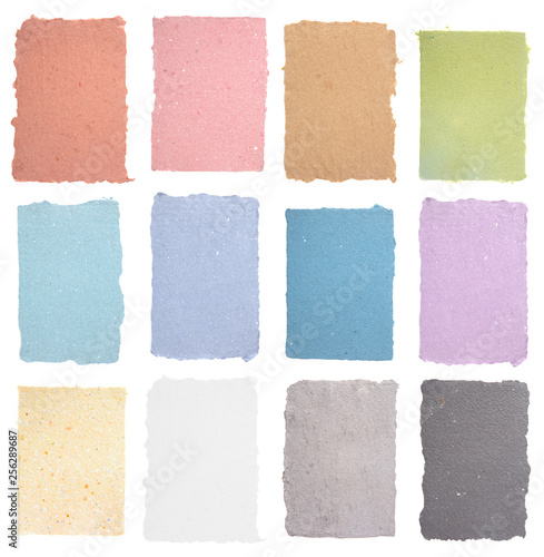 A Collection of Various Colors of Handmade Paper photo