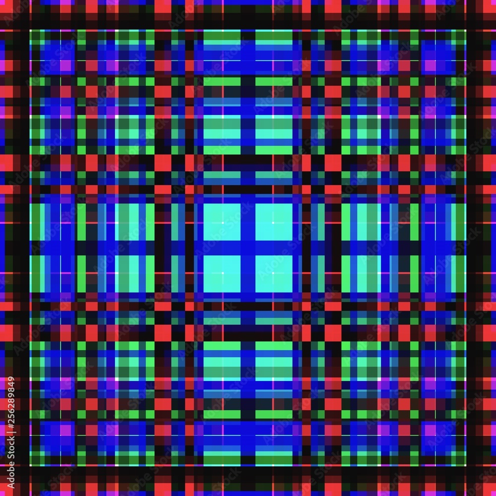 Fototapeta premium square hypnotic pattern, illusion geometric. decor repeat.