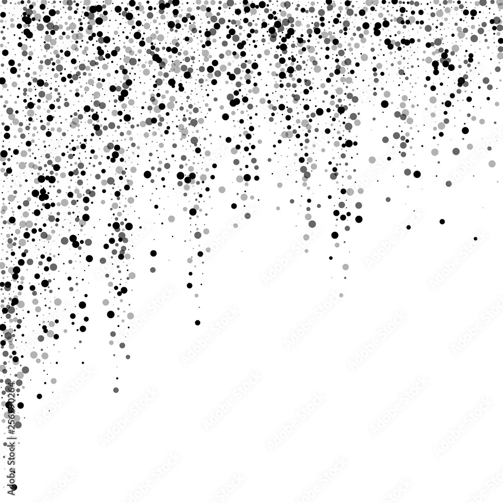 Scattered dense balck dots. Dark points dispersion Scattered dense balck dots. Dark points dispersion