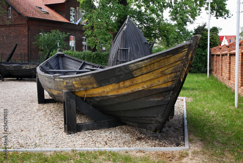  Fishing boat in Hel town. Hel Peninsula. Poland