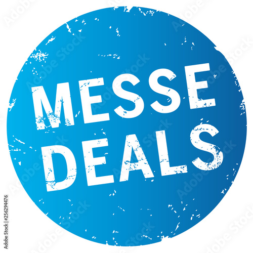 Blauer Button Messedeals