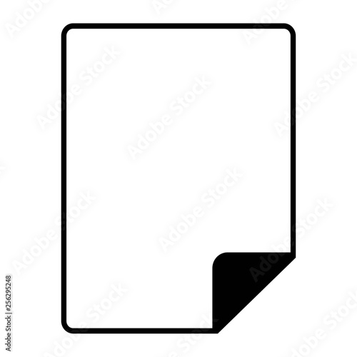 sheet of paper icon