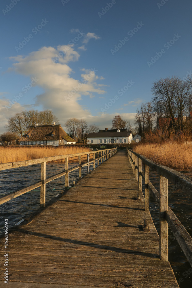 Fototapeta premium Molo w Sieseby nad Schlei