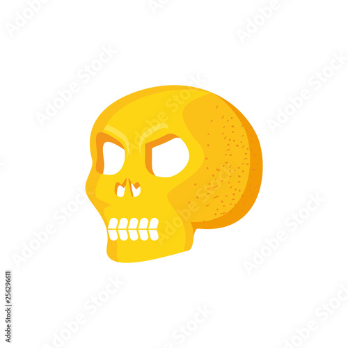 head skull isolated icon