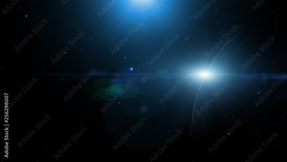 Abstract network cyberspace globe with sunlight reflection copy space motion background. View from space. Selective focus used. Abstract network cyberspace globe with sunlight reflection copy space motion background. View from space. Selective focus used.