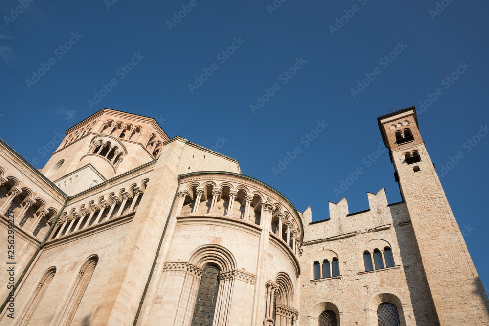 detail of cathedral, Cattedrale di San Viglio, Trento, Italy