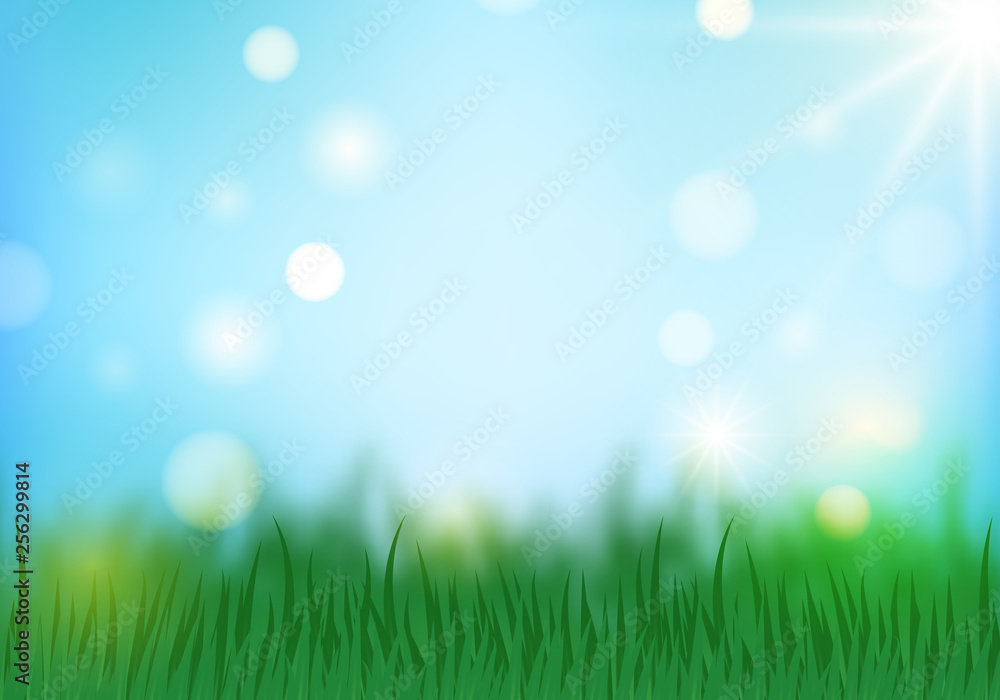 Spring background horizontal