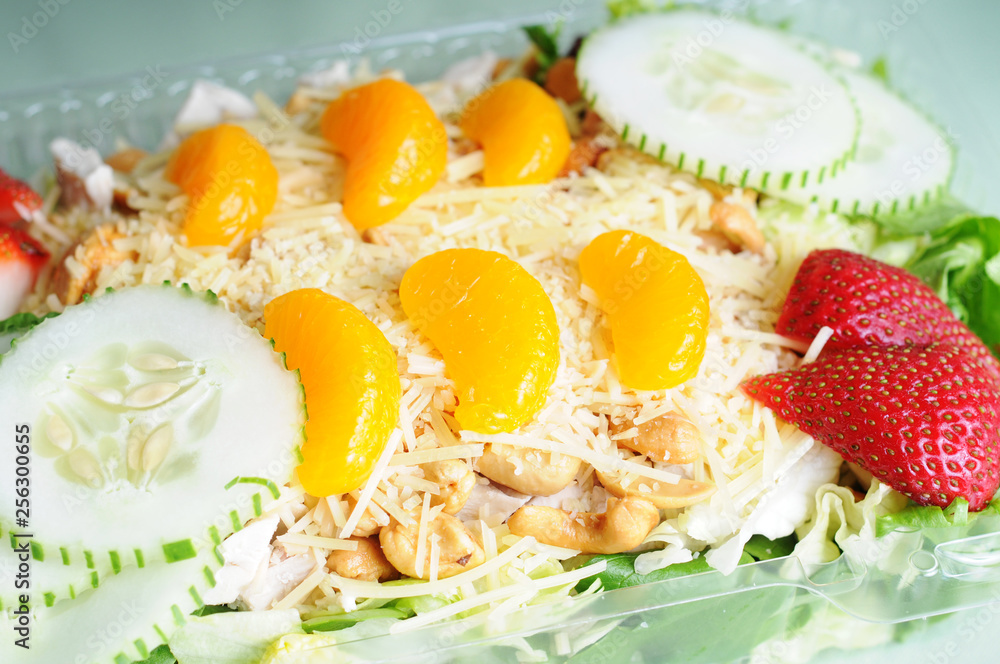 Fresh Cashew Chicken Salad - Healthy Eating Diet Food Fresh Cashew Chicken Salad - Healthy Eating Diet Food