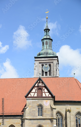 Fototapeta Naklejka Na Ścianę i Meble -  Marienkirche zu Königsberg in Bayern