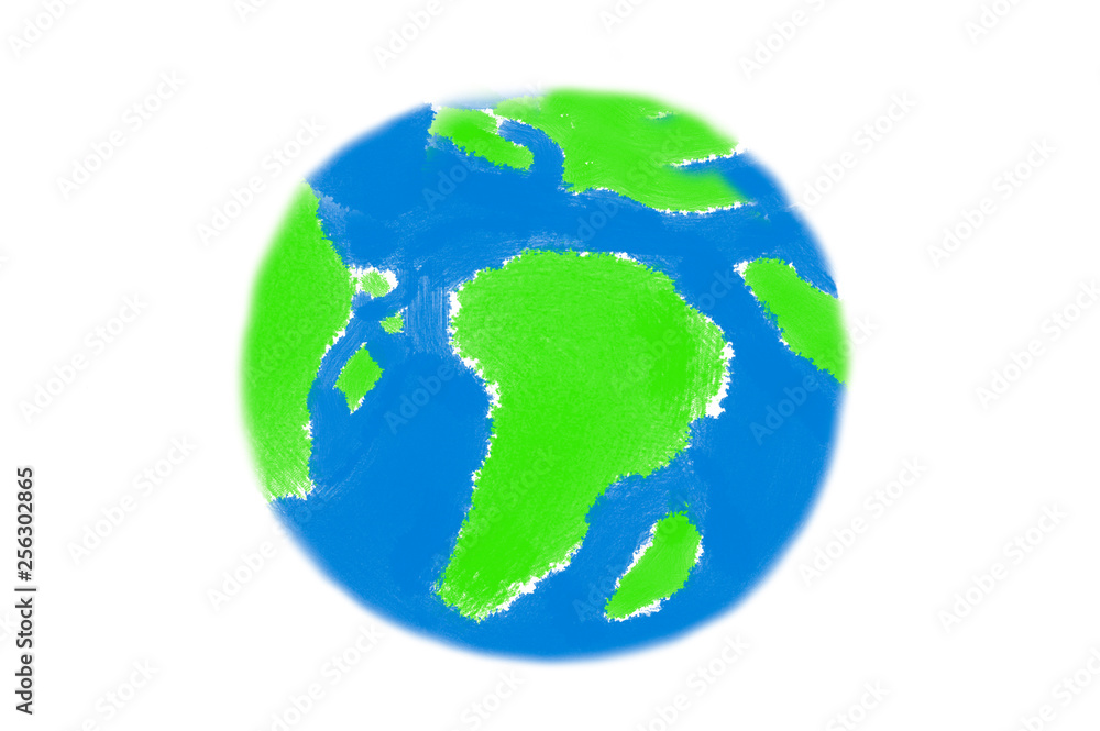 Earth day - globe isolated on white background Earth day - globe isolated on white background