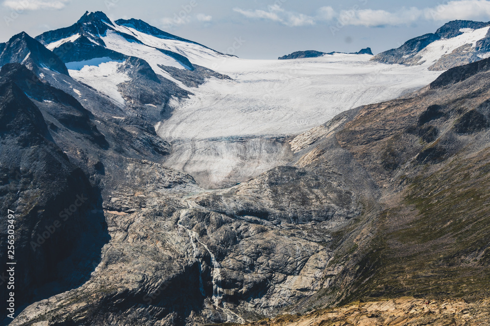 the melting of a glacier effect of global warming