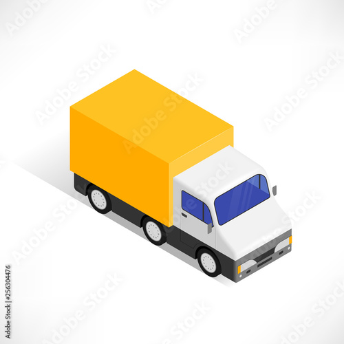 isometric truck icon