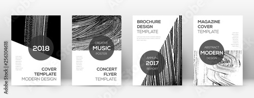 Cover page design template. Modern brochure layout