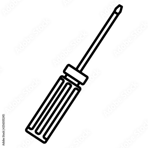 screwdriver tool mechanic icon