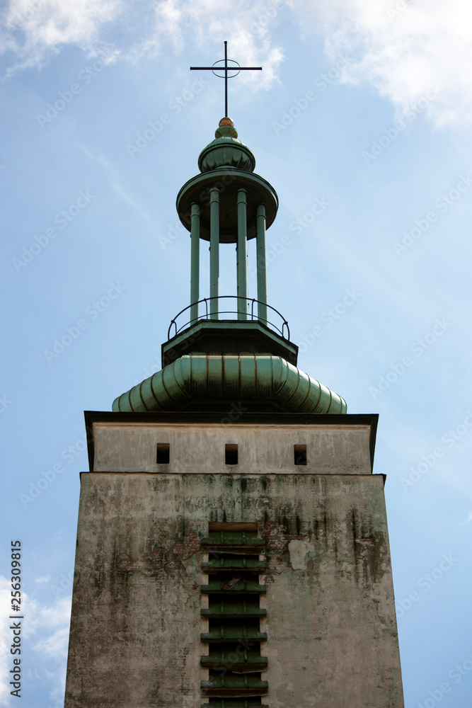 old tower of the church