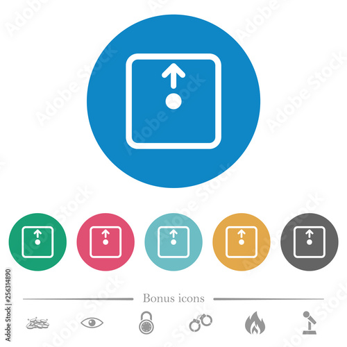 Move object up flat round icons Free Download Move object up flat round icons - GFXLoad