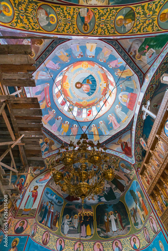 Orthodox Catholic Church, Comuna C.A. Rosetti, Tulcea, Danube Delta, UNESCO WORLD HERITAGE, Tulcea County, Romania, Europe photo