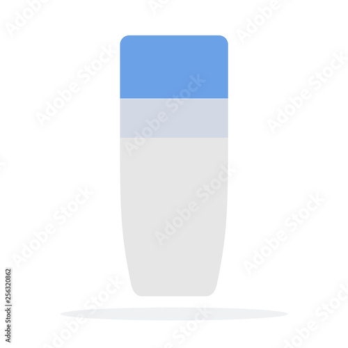 Bottle of perfume vector flat material design isolated object on white background.
