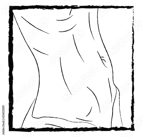 waist vector or color illustration