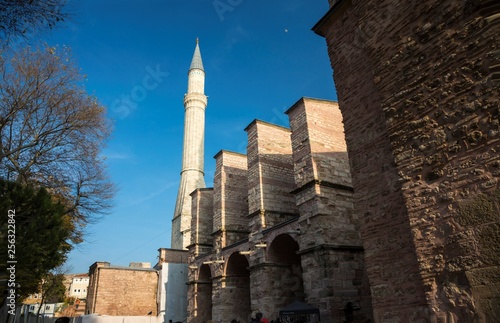 St. Sophia Cathedral in the city of Istanbul, architecture and sights of Istanbul