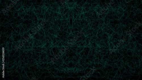 Mysterious Web Network Animated Dark Background Video