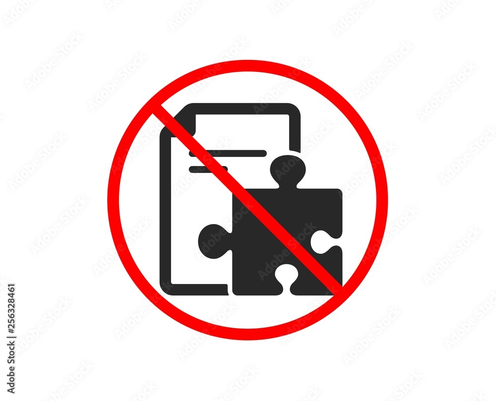 No or Stop. Strategy icon. Technical instruction sign. Prohibited ban stop symbol. No strategy icon. Vector No or Stop. Strategy icon. Technical instruction sign. Prohibited ban stop symbol. No strategy icon. Vector