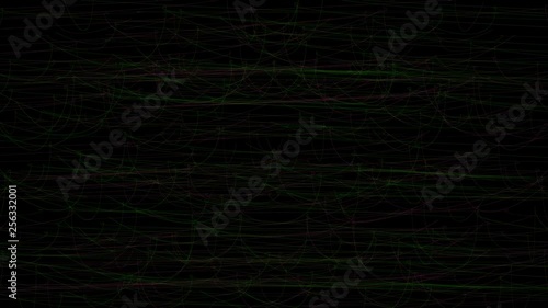 Mysterious Web Network Animated Dark Background Video