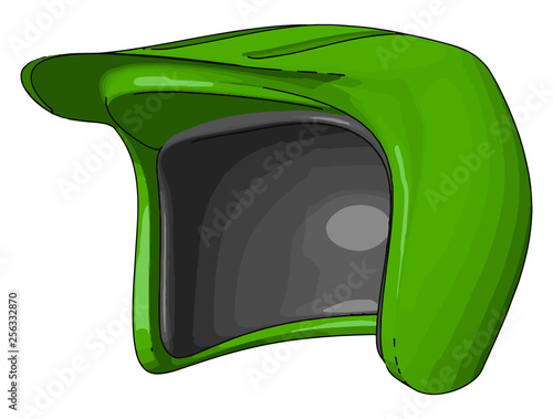 Use helmet reduce fetal brain injury vector or color illustration