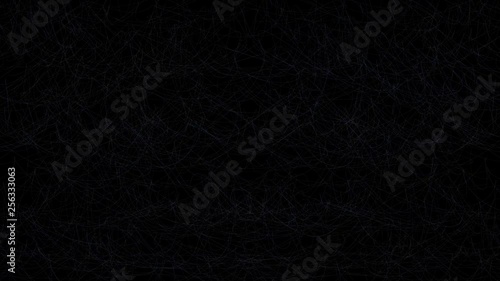 Mysterious Web Network Animated Dark Background Video