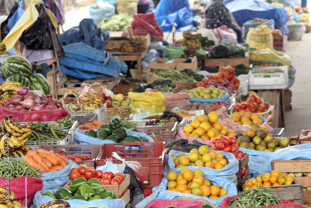 Frutas en el mercado