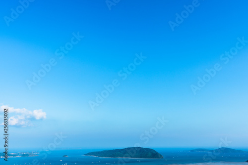 Landscape of island and sea view at phuket province, Thailand