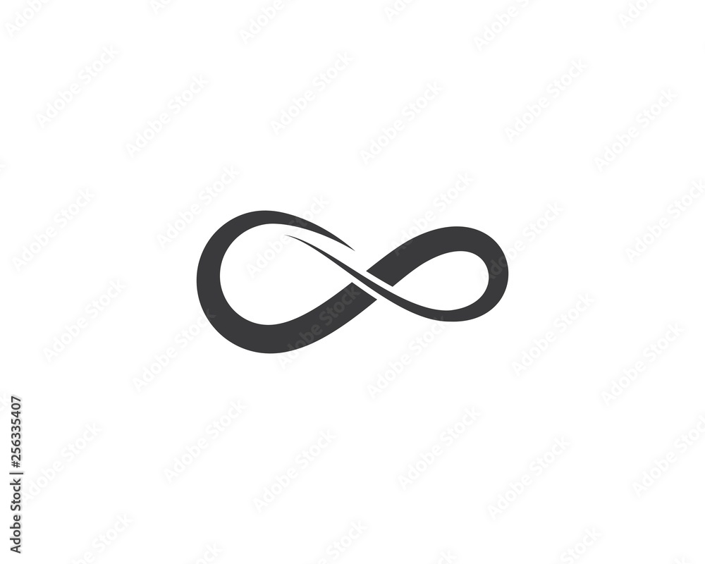 Fototapeta premium Infinity vector icon