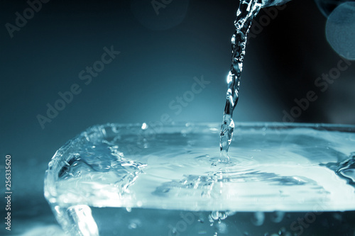 Water splash background