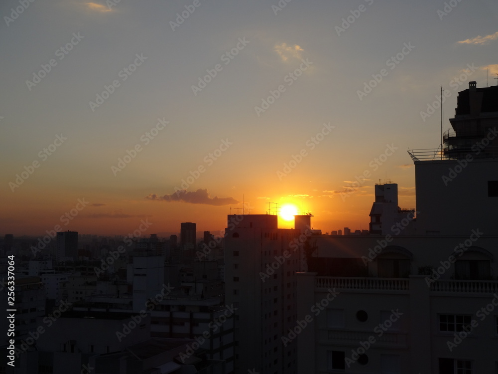 Sunset in Saopaulo Sunset in Saopaulo