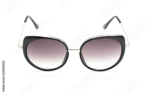 Modern fashionable sunglasses isolated on white background, Glasses.