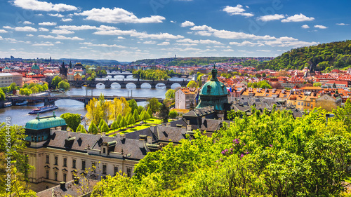 Photography Spring day in the city, Prague, Czech Republic