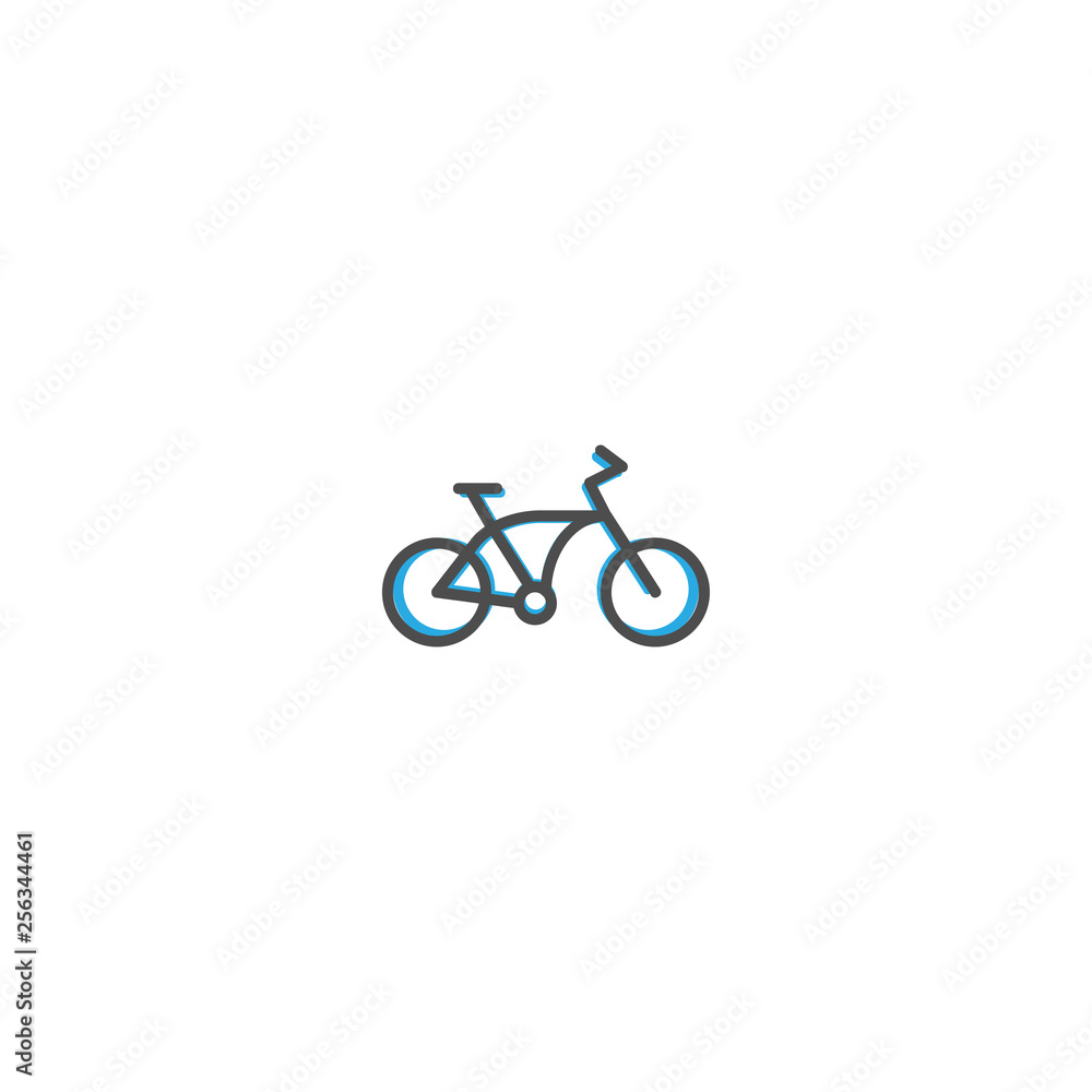 Bicycle icon design. Transportation icon vector design