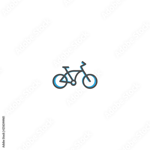 Fototapeta Naklejka Na Ścianę i Meble -  Bicycle icon design. Transportation icon vector design