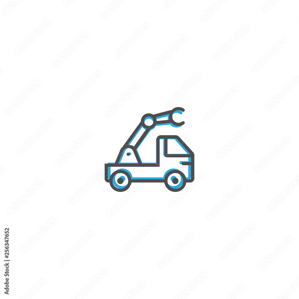 Crane icon design. Transportation icon vector design Crane icon design. Transportation icon vector design