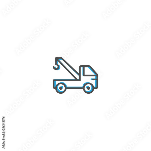 Crane icon design. Transportation icon vector design