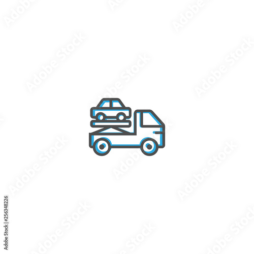 Wallpaper Mural Crane icon design. Transportation icon vector design Torontodigital.ca