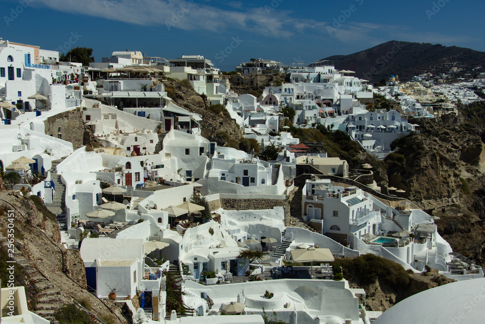 View of the White Houses of Santorini