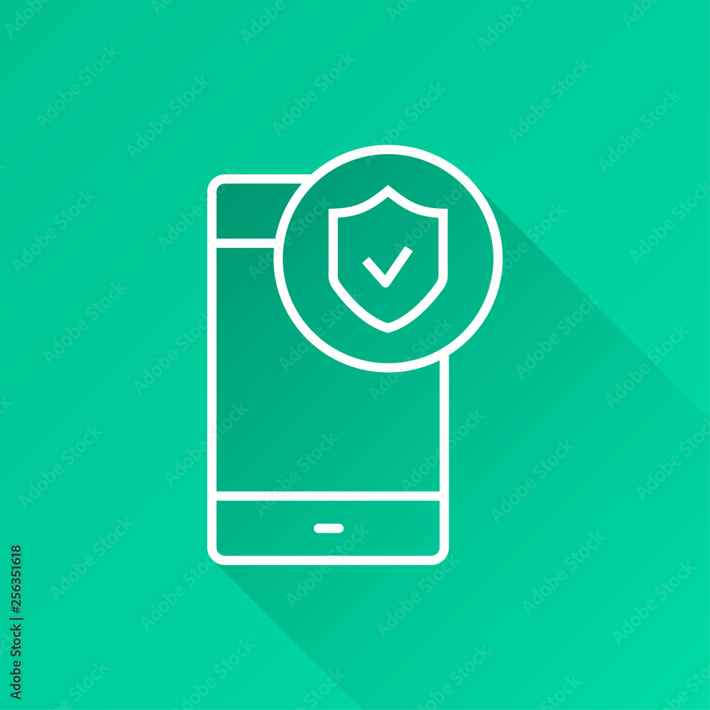 Data security - vector icon for graphic and web design. Data security - vector icon for graphic and web design.