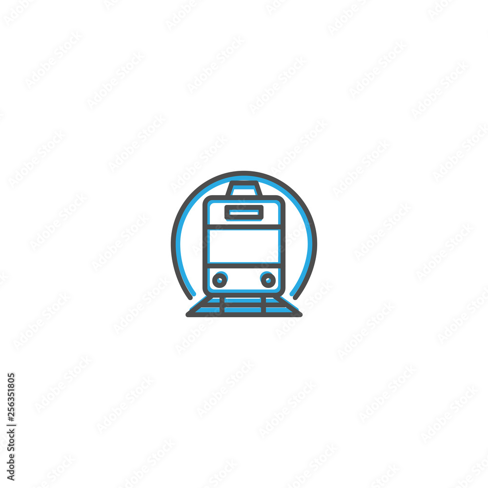 Train icon design. Transportation icon vector design Train icon design. Transportation icon vector design