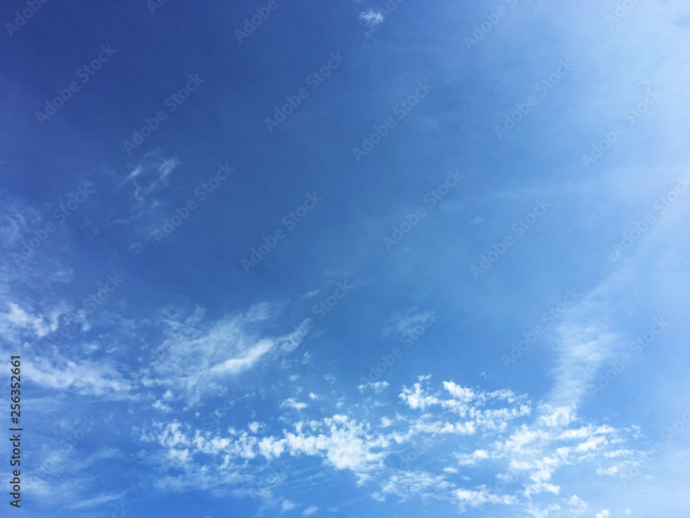 White clouds and blue sky background White clouds and blue sky background