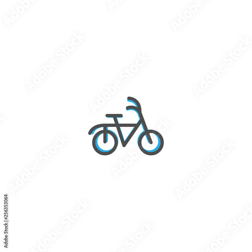 Bicycle icon design. Transportation icon vector design