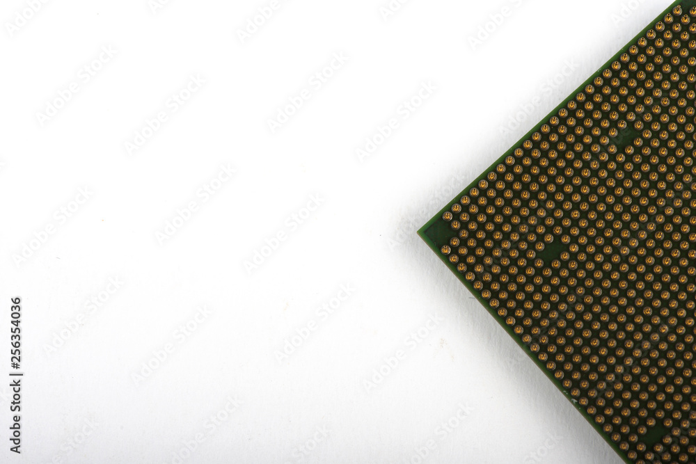 Naklejka premium the CPU for the computer. processor