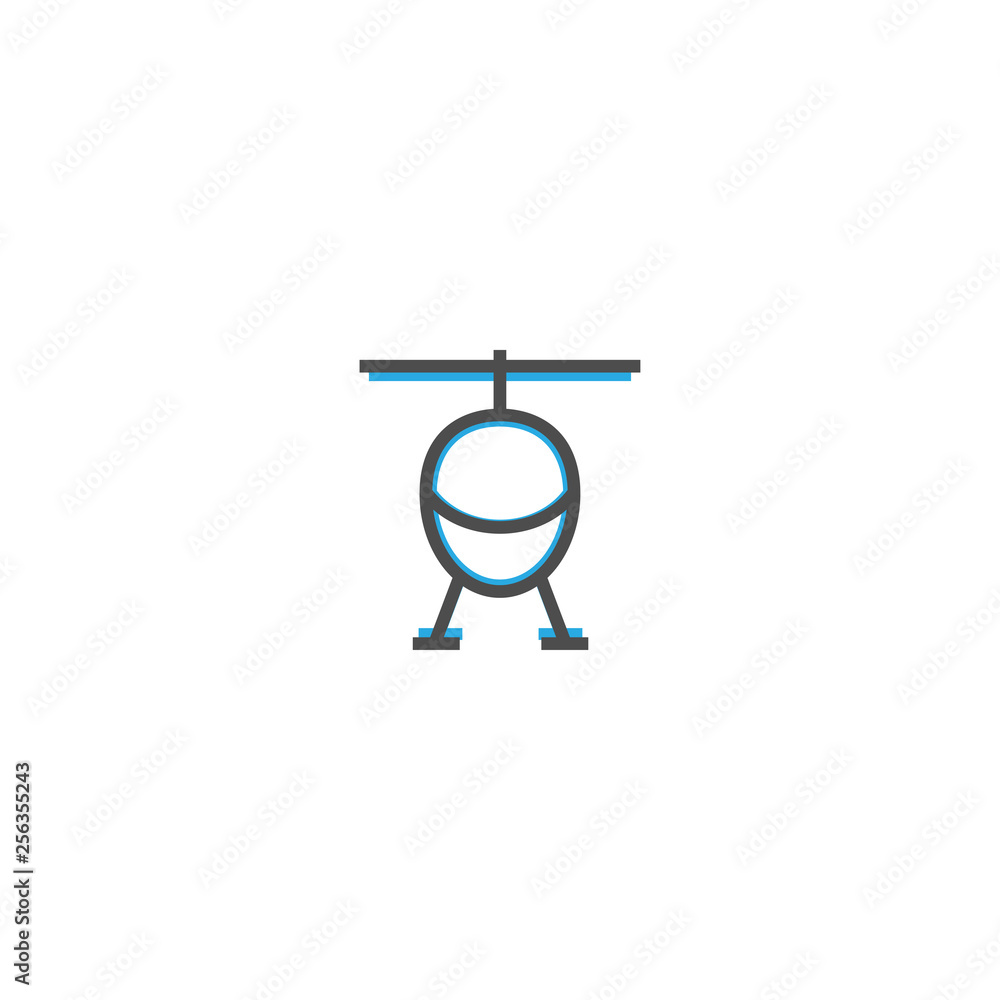 Helicopter icon design. Transportation icon vector design Helicopter icon design. Transportation icon vector design