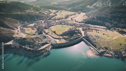 reservoir of Ruesga, Palencia, Spain